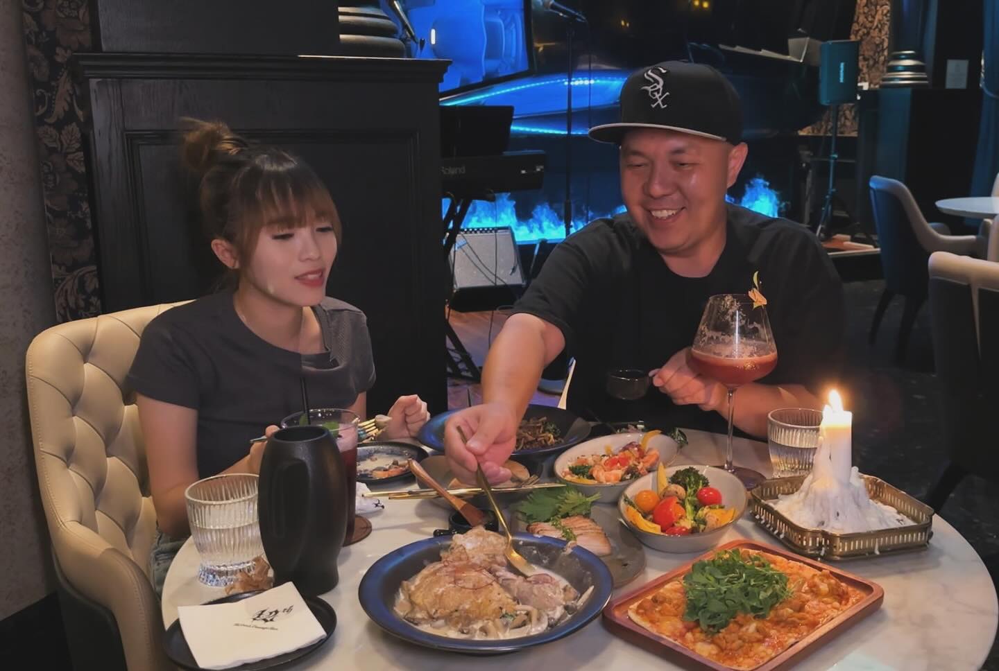 Cathy and I enjoyed this candle dinner much. Wait for this restaurant review video, something very special in this city. #RestaurantReview #美食探店