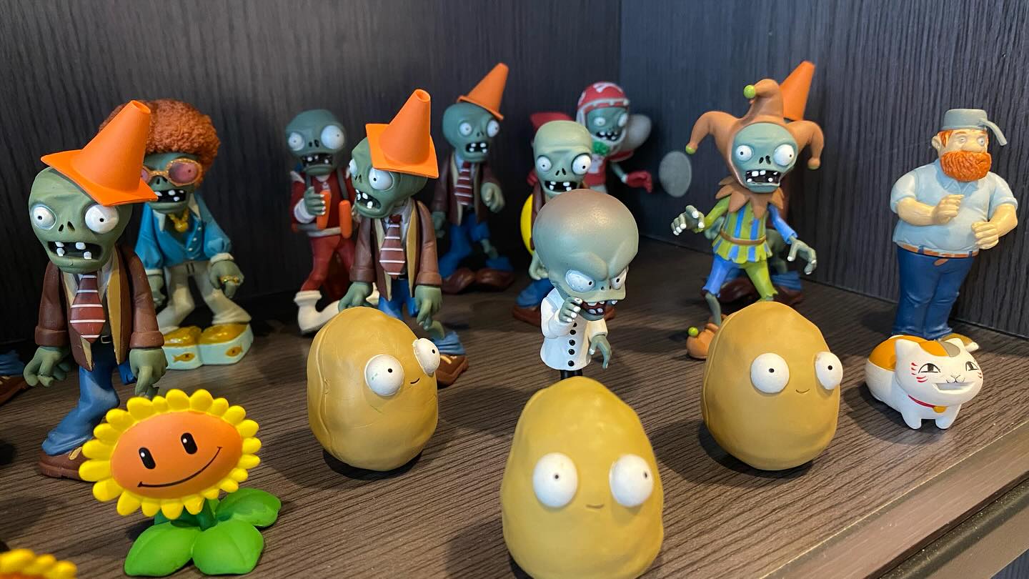 We did have some fun when we made the #PlantsVsZombies series.