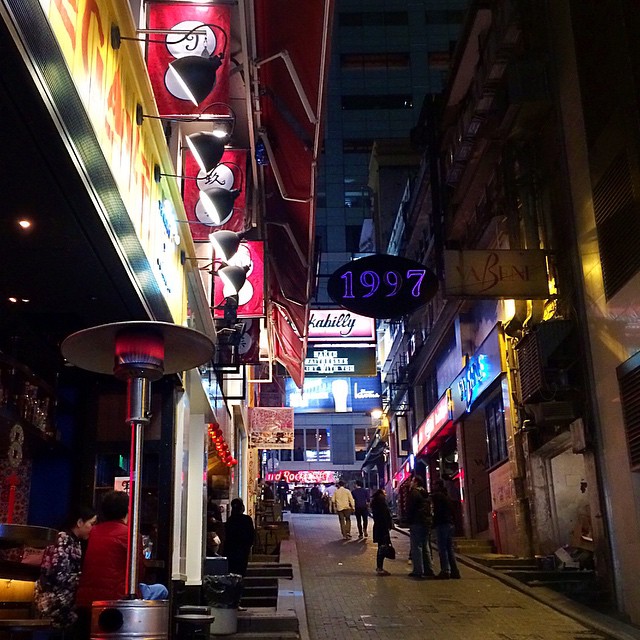 Checking in @ LKF. Very quiet tonight. #LKF #hongkong #lambilly