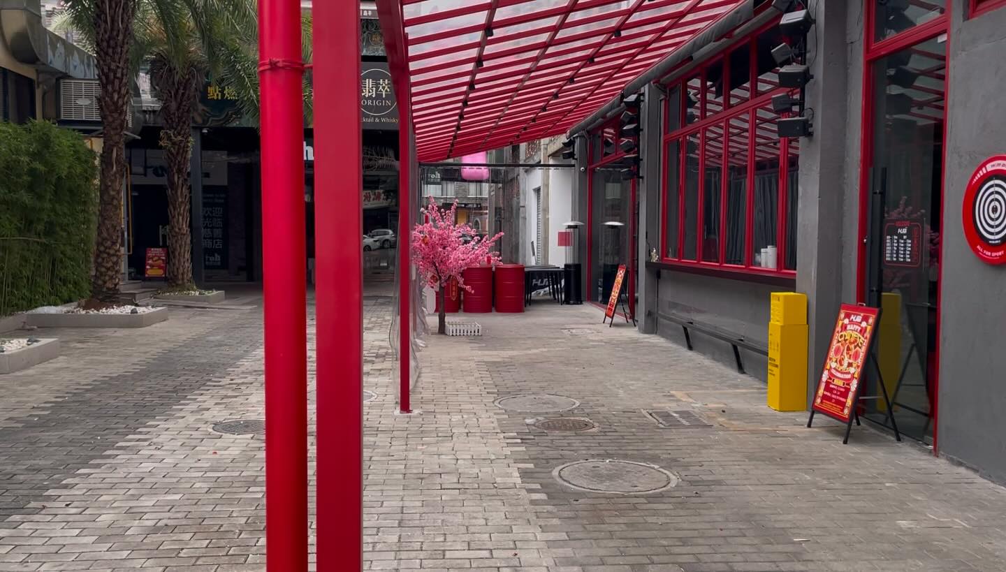 We rearranged the tables and chairs for the CNY holiday. #TheHUB #红屋