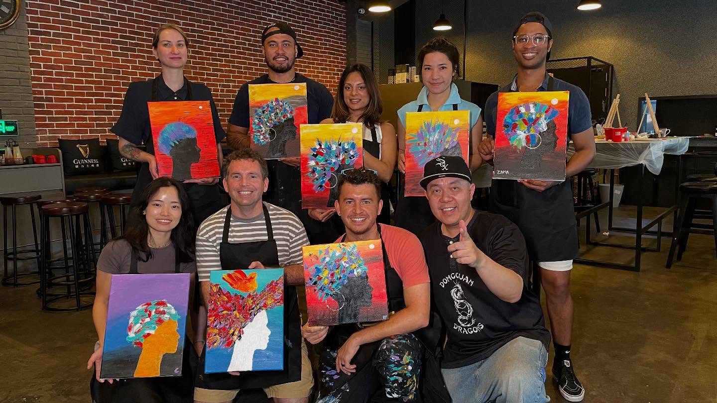 May Paint Party was great. Look forward to the one in June. #TheHUB #红屋