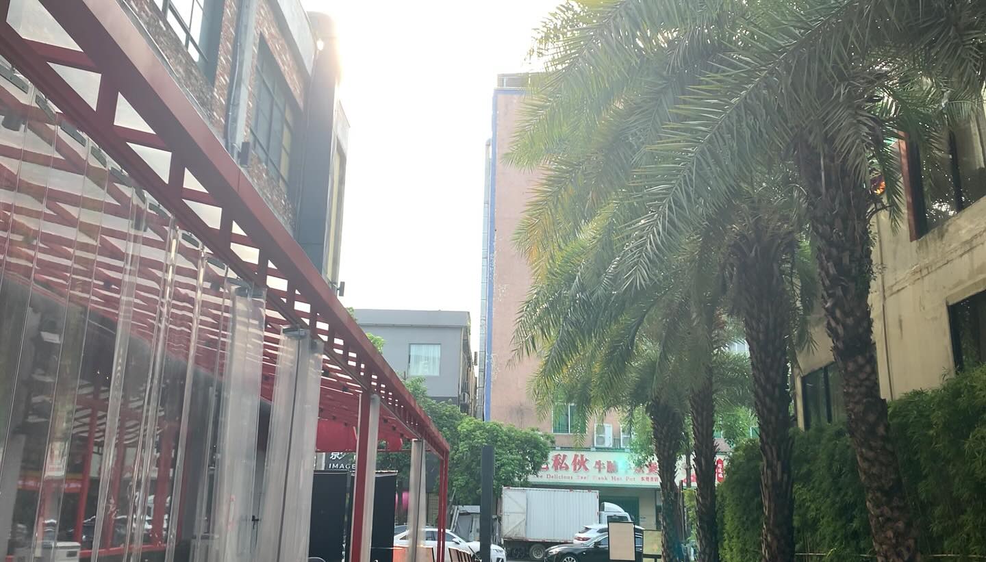 Sun was coming out!