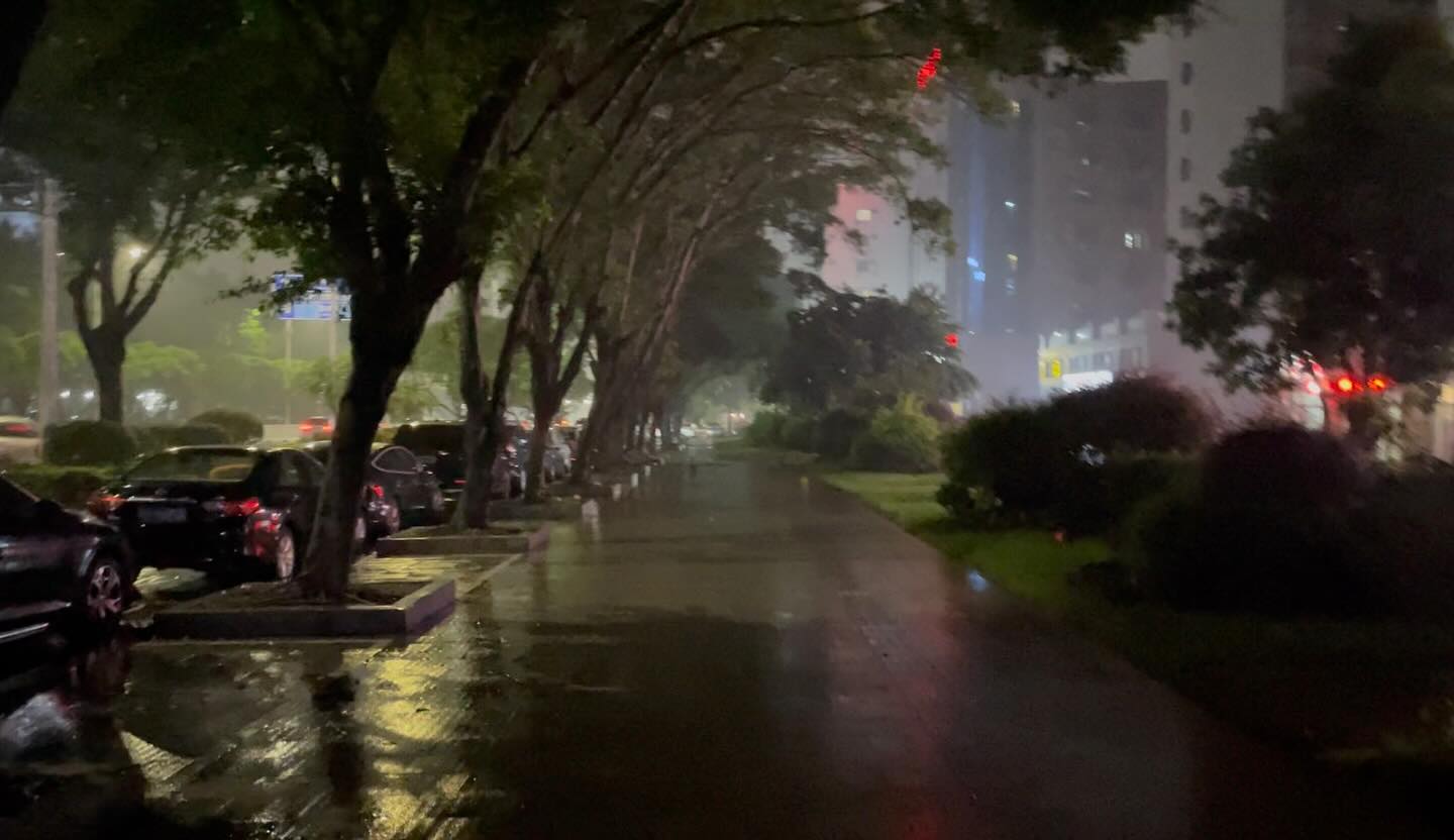 Not the best weather!