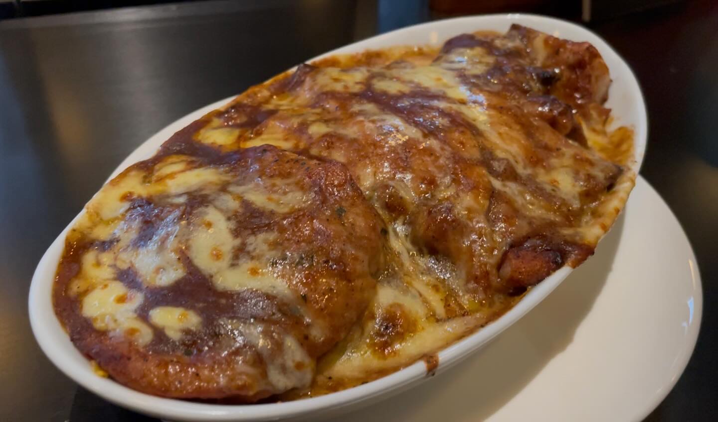 Special baked rice with black pepper pork chop the kitchen team made for me. #TheHUB #红屋