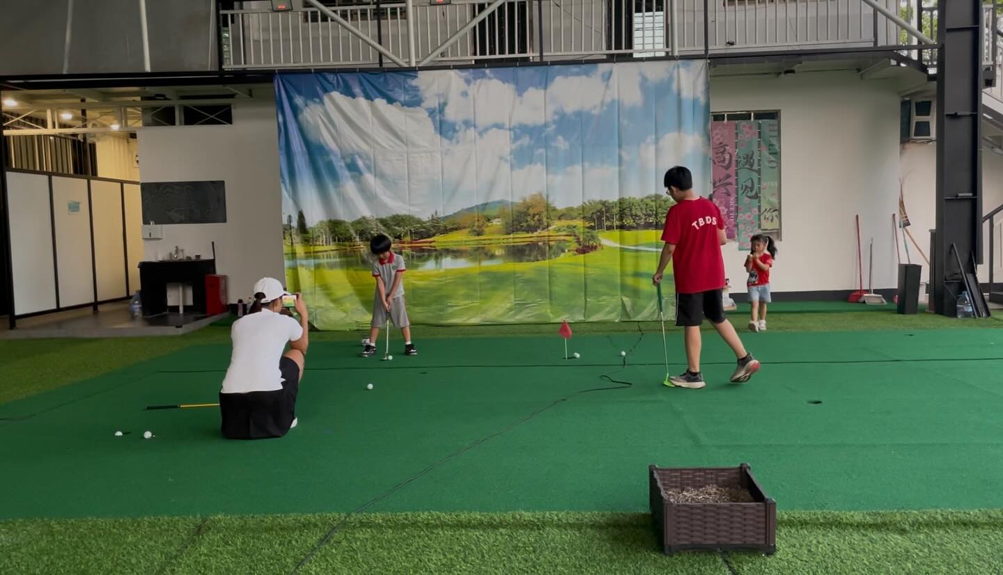 It’s good to start playing golf when the kids are young.