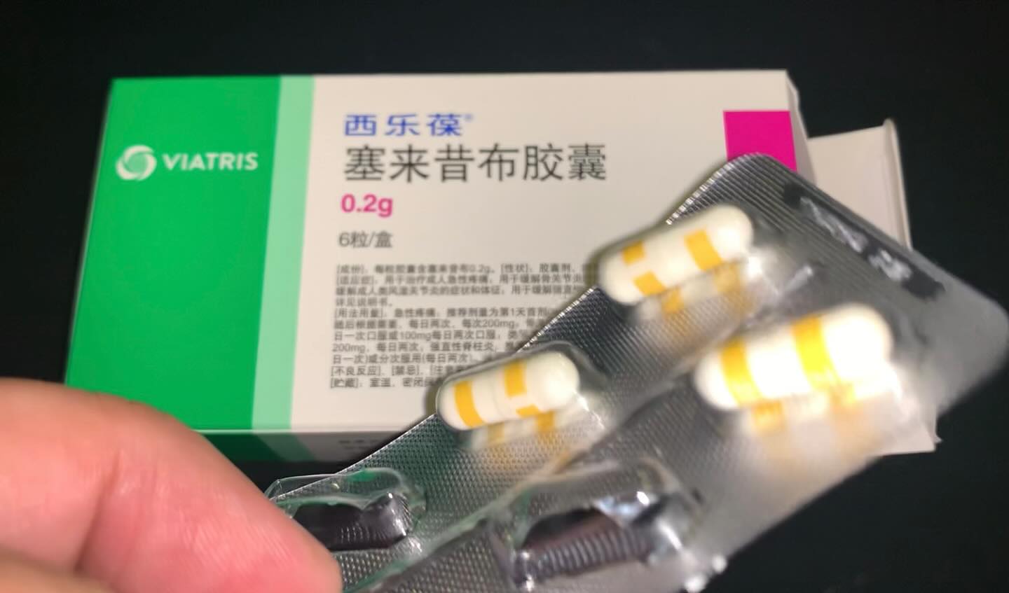 Needed to take the medicine to ease the pain!