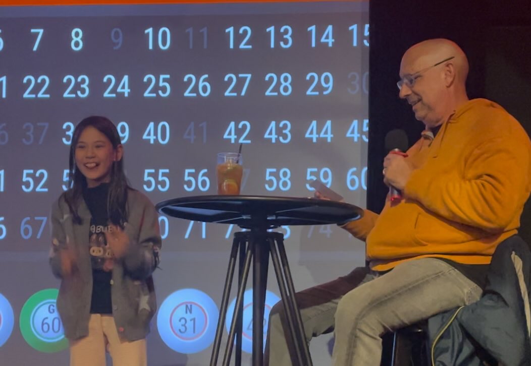 It was a fun Bingo night! #TheHUB #红屋