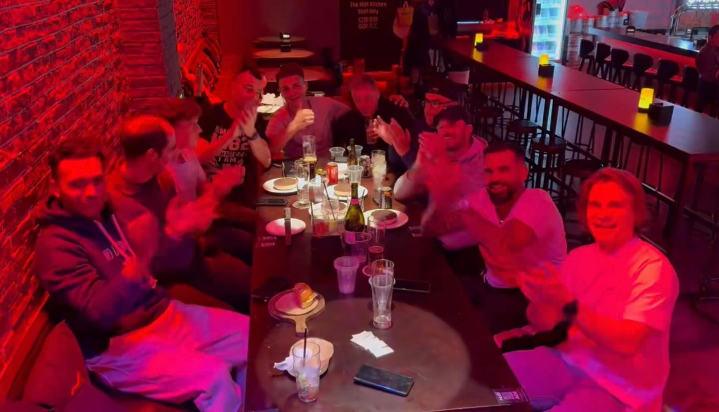 Happy birthday to Maki. Our room is really red! #TheHUB #红屋