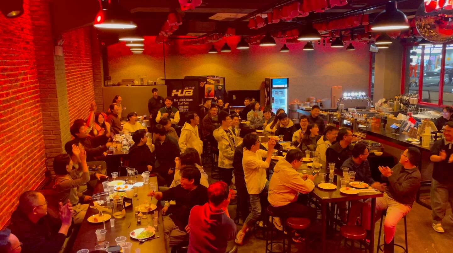 It was a great company gathering. Lot of red pockets and Chinese wines were involved. #TheHUB #红屋